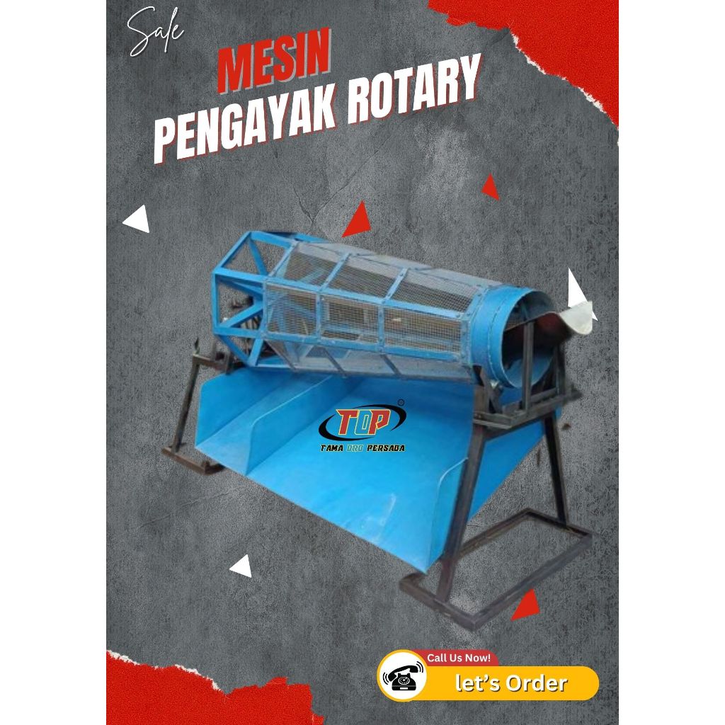 Jual Mesin Pengayak Ayakan Sortasi Penyaring Kompos Pasir Bijian Dll