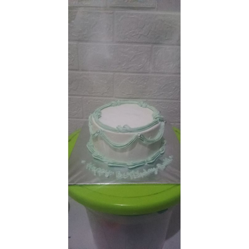 Jual KUE ULANG TAHUN SIMPLE REMAJA,diameter 16 tinggi 7cm | Shopee ...