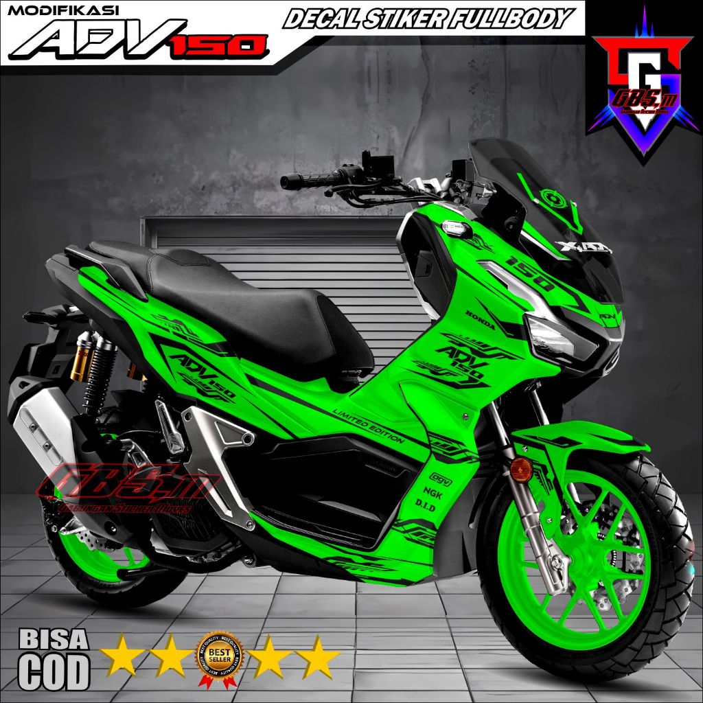 Jual stiker decal adv 150 Fullbody dekal sticker motor honda adv 150 ...