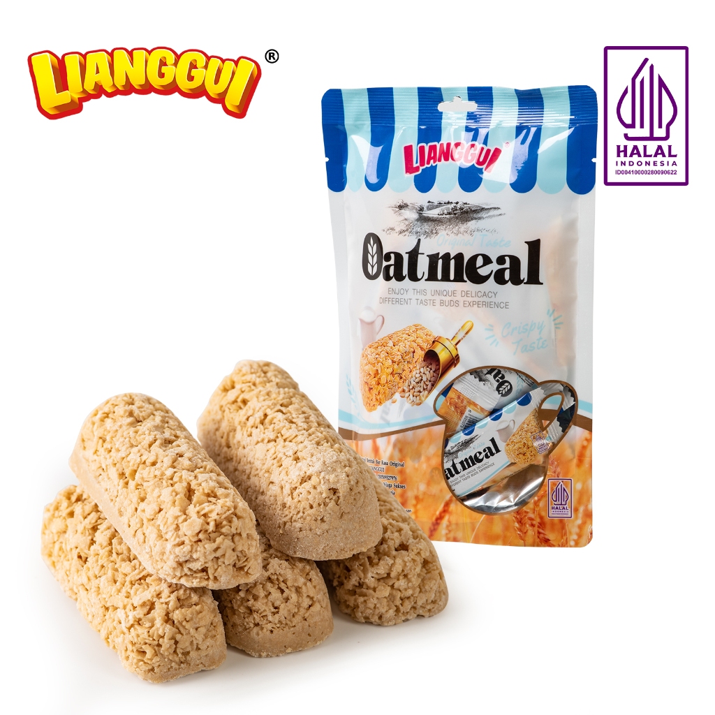 Jual [HALAL] LIANGGUI OATMEAL Oatmeal Crispy Taste Original & Chocolate ...