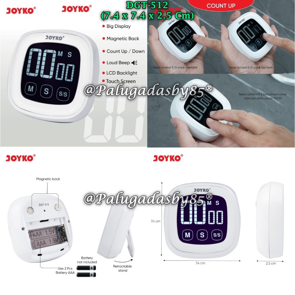 Jual (1 Biji) Digital Timer JOYKO DGT-512 / Pengatur Waktu Digital ...
