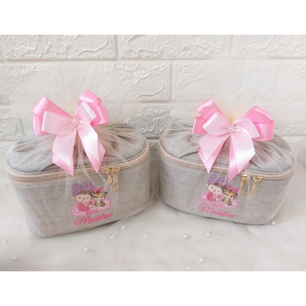 Jual Ribbon Bag Souvenir Manyue 1bulan Aqiqah one month 7bulanan Beauty ...