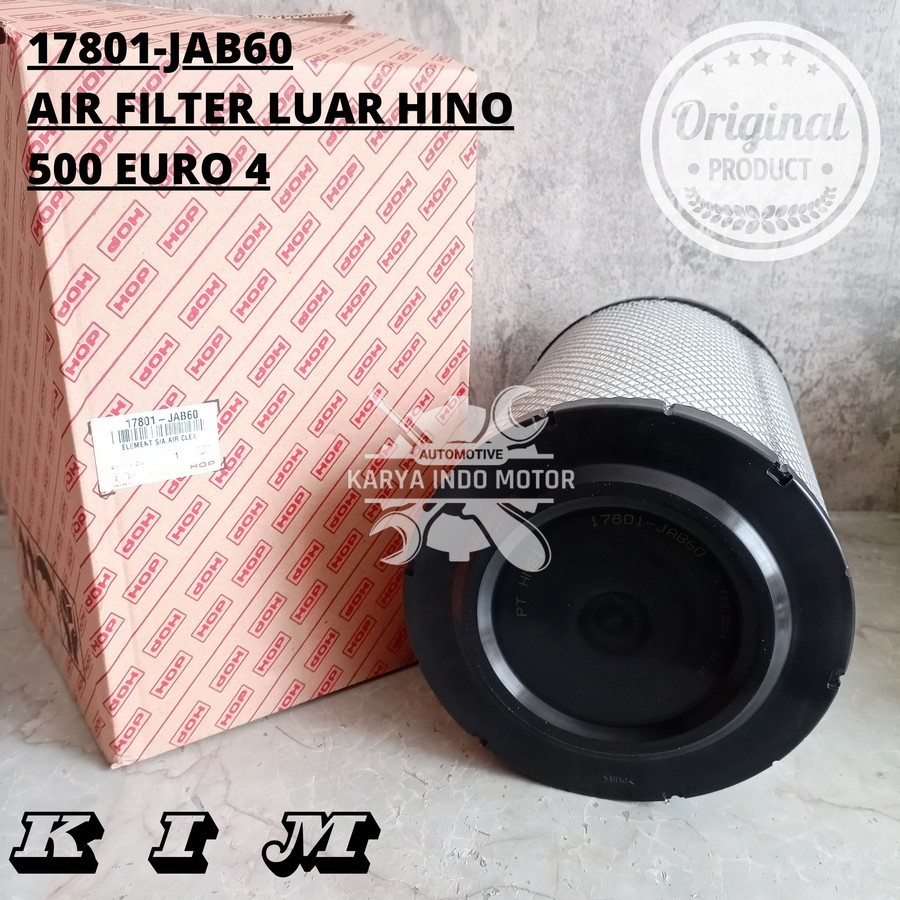 Jual FILTER UDARA HINO 500 EURO 4 17801-JAB60/ELEMENT S/A AIR CLEANER ...