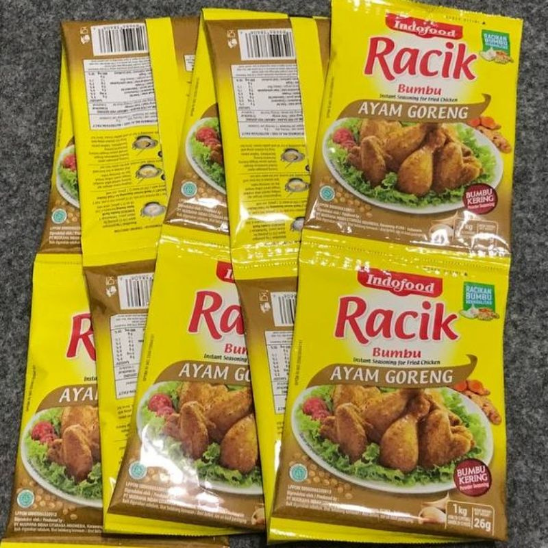 Jual Racik ayam goreng indofood / renceng isi 10 bks @26gr | Shopee ...