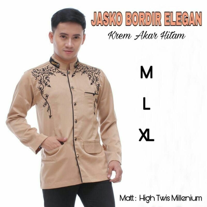 Jual Jasko Polos Motif Saku Tutup Jas Koko Jasko Premium Jasko Original ...