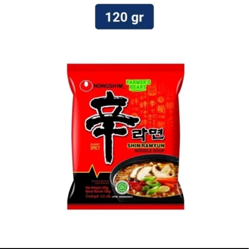 Jual CHUN - NONGSHIM Shin Ramyun Noodle Soup 120gr Exp JAN 2025 ...