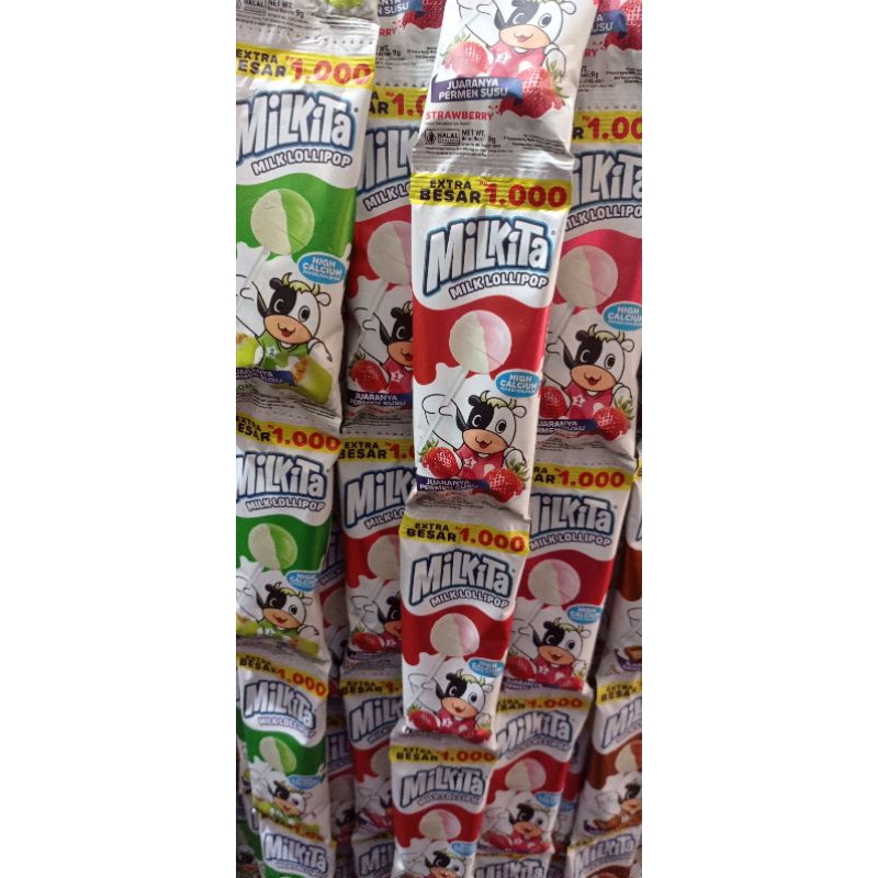 Jual PERMEN MILKITA LOLIPOP RENCENG | Shopee Indonesia