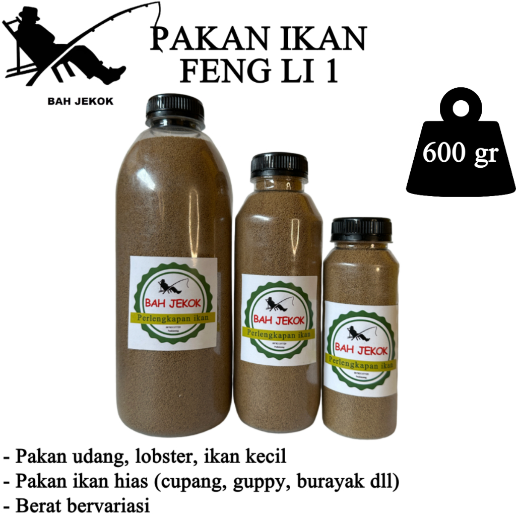 Jual Pelet Feng li 1 Umpan Pakan Ikan & Udang Akuarium Hias Kecil Bibit ...