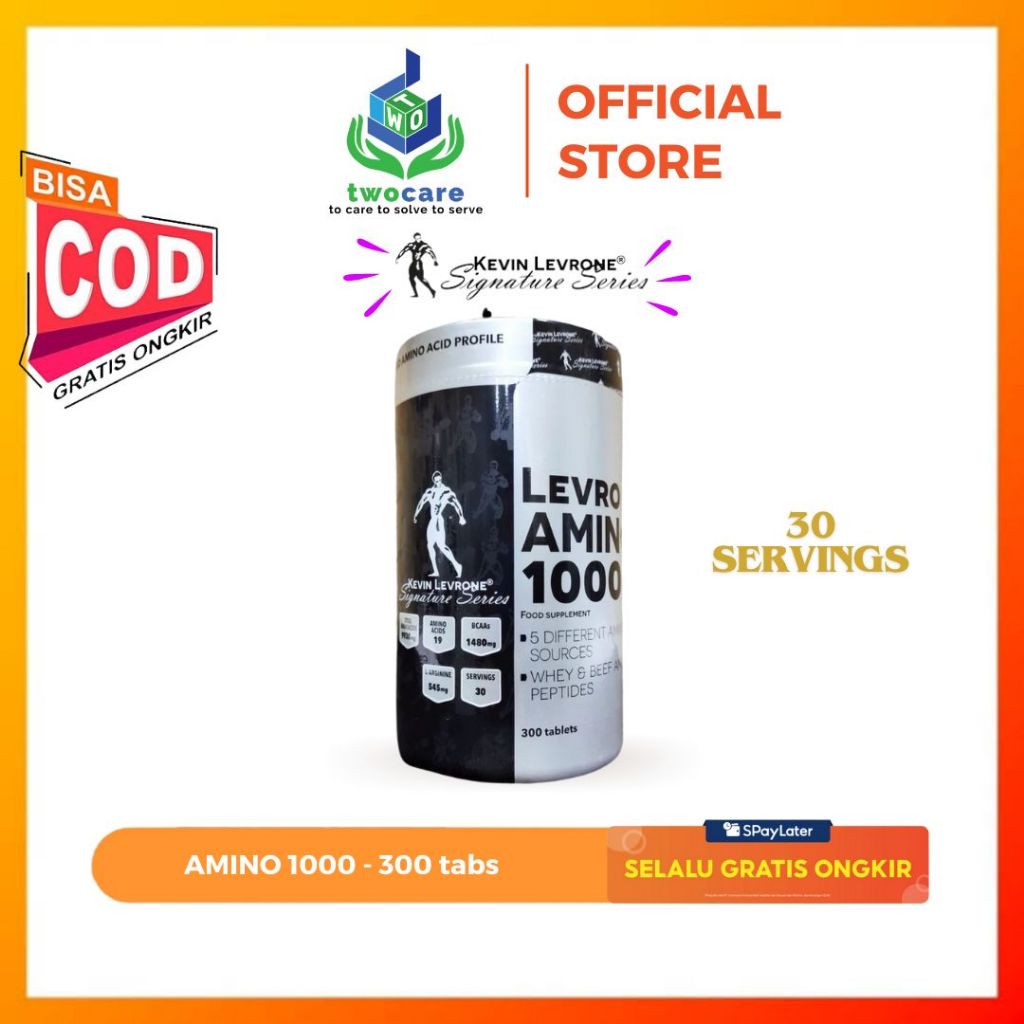 Jual Kevin Levrone Signature Series Amino 10000 300 Tablets | Shopee ...