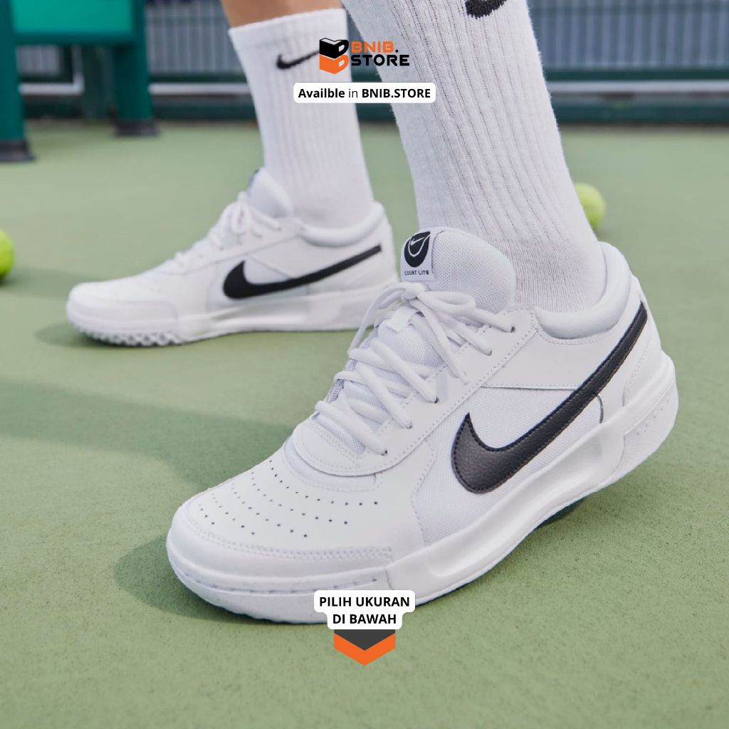 Jual Sepatu Tenis NIKE Court Zoom Lite 3 White Black [DV3258 101 ...