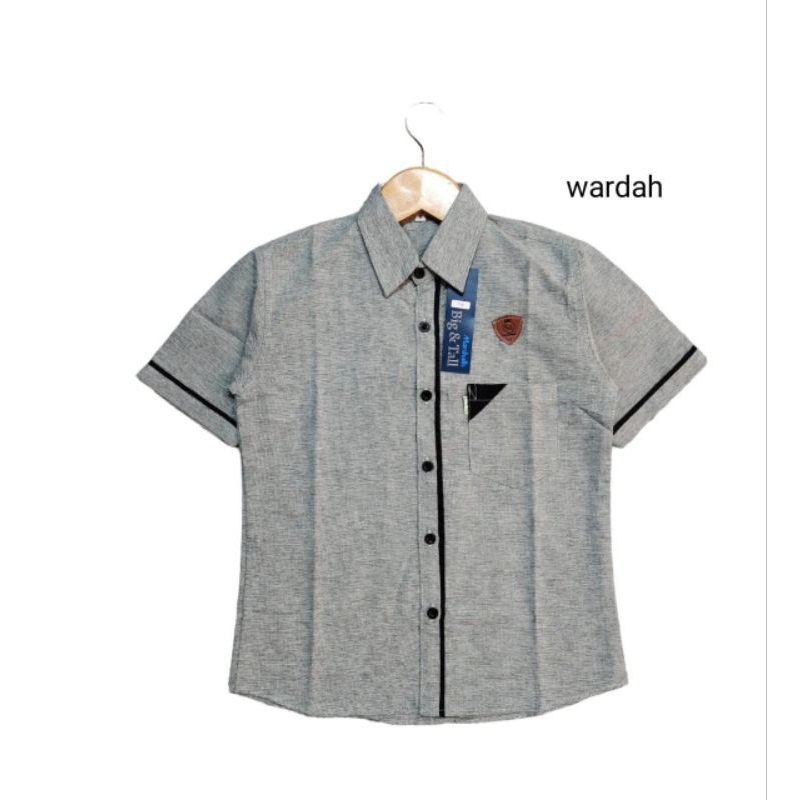 Little M Seasonal Stripe Kemeja Koko Anak Laki-Laki main image 1