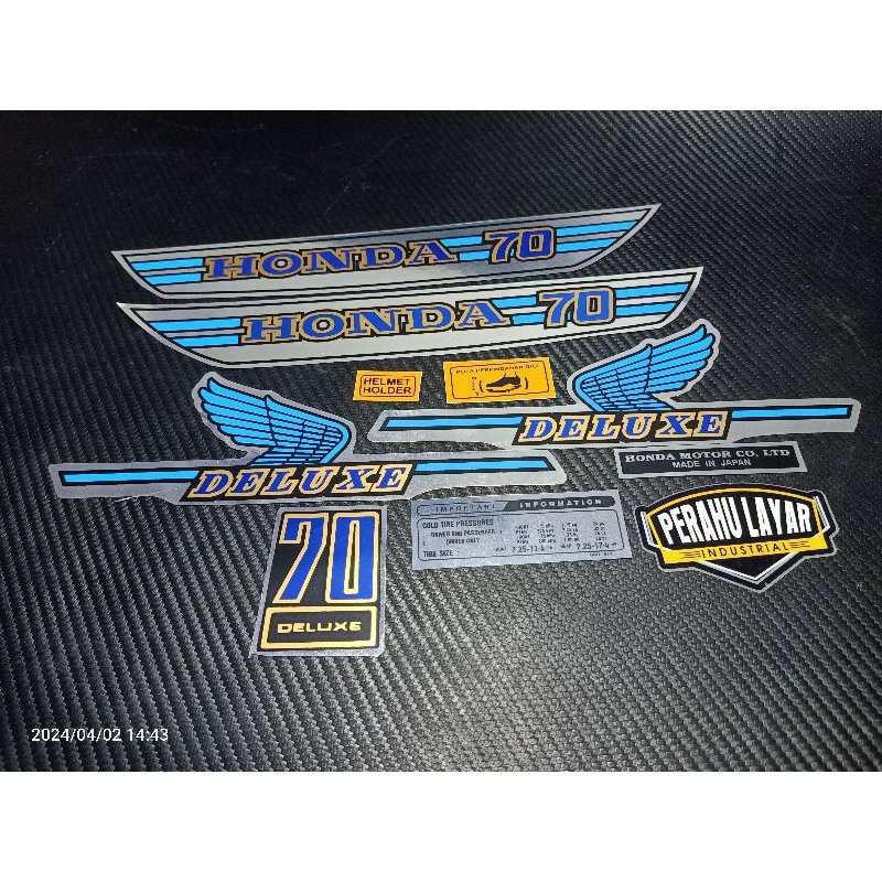 Jual setiker c70 sticker C70/ulung/olong striping c70 list body Honda ...