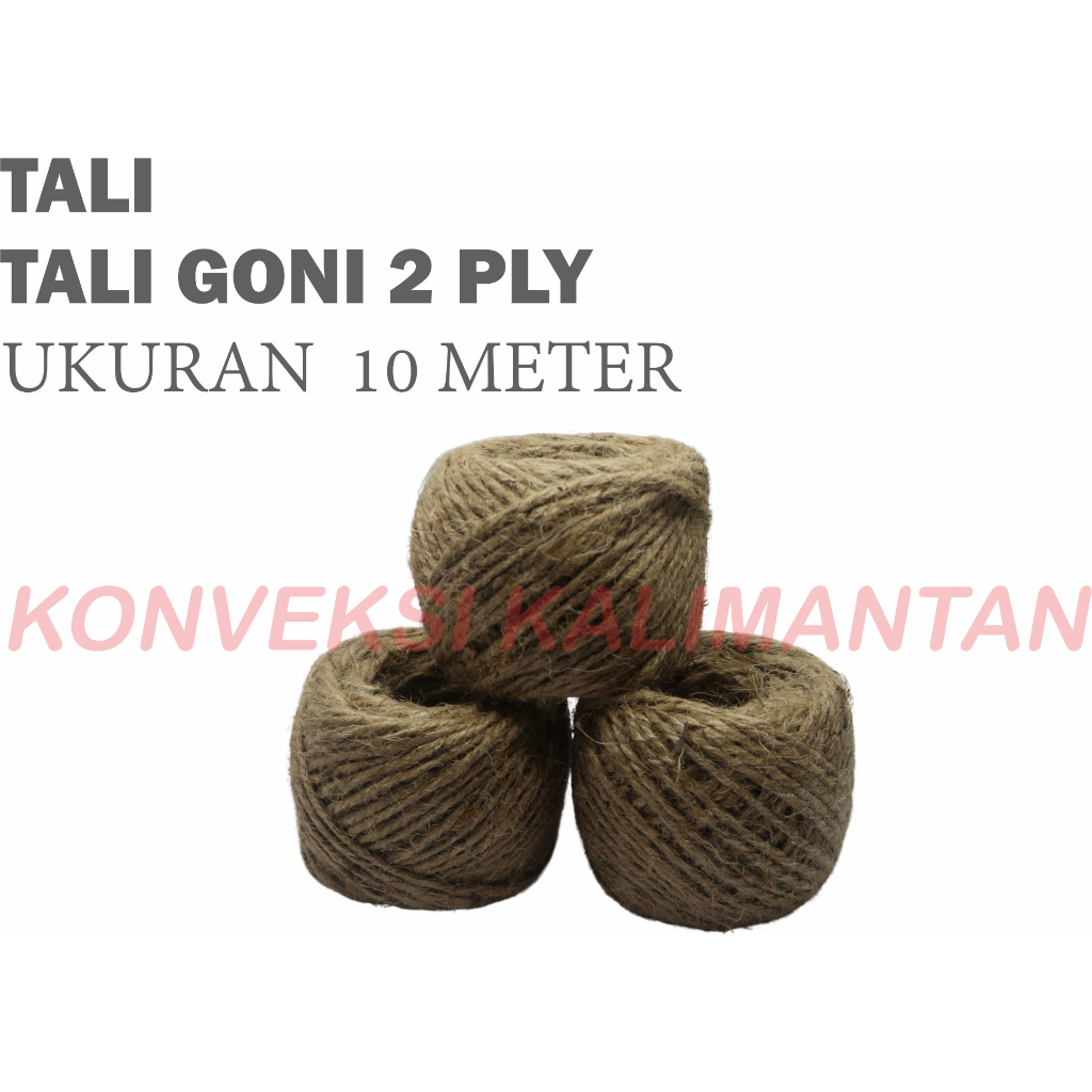 Jual TALI GONI/TALI RAMI 2 PLY (10 METER) | Shopee Indonesia