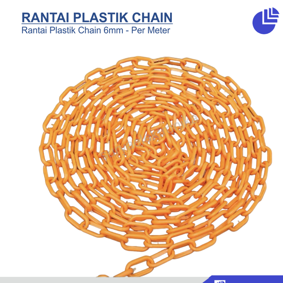 Jual Rantai Plastik | Rantai Plastic Chain 6mm - Harga Per Meter ...