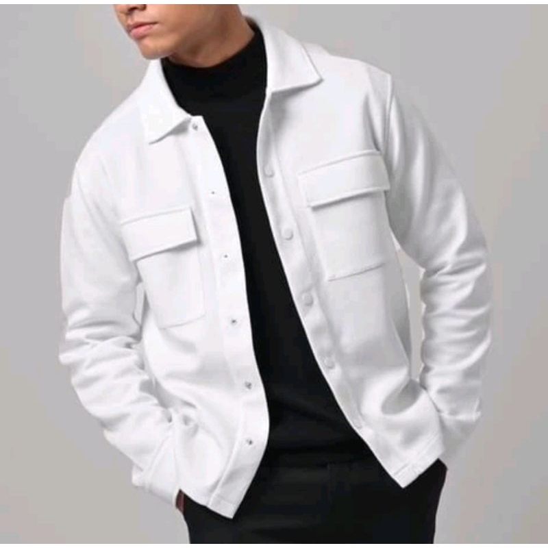 Jual Jaket Kemeja / Jacket-Shirt Fleece / Jacket Pria / Shacked Jacket ...