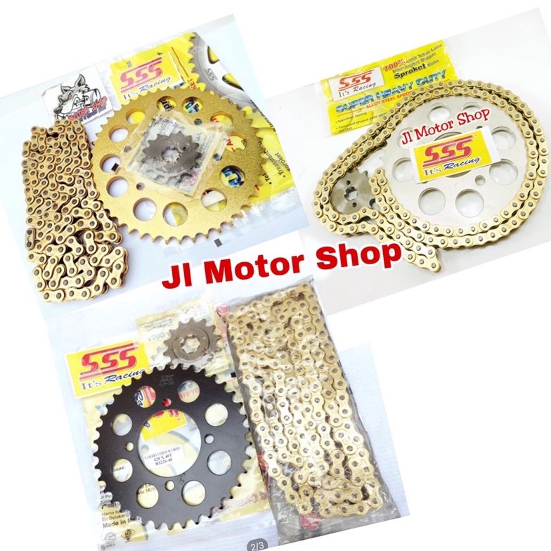 Jual Super Promo Gear set Gir set SSS 415 428 Supra x 125 Karisma Blade