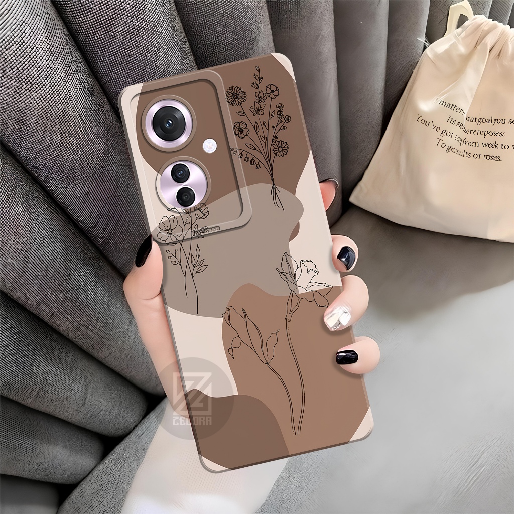 GOKEN Custodia TPU Trasparente Con Motivo Colorato Per Oppo Reno 11F 5G – Cover Morbida Antiurto, Sottile E Leggera, A002 - 2