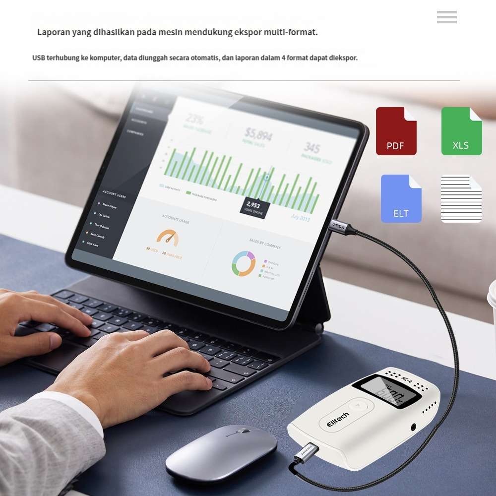 Jual Temperature Data Logger Monitor + Sertifikat Kalibrasi Tester ...