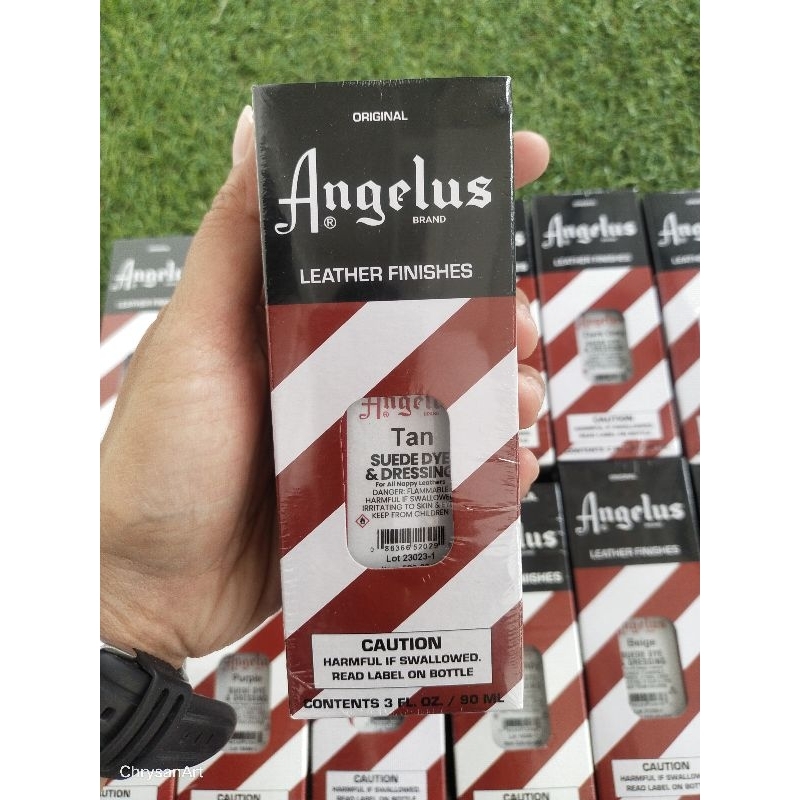 Jual Angelus Suede Dye/Angelus Cat Kulit Bahan Bludru Suede Dye 3oz ...