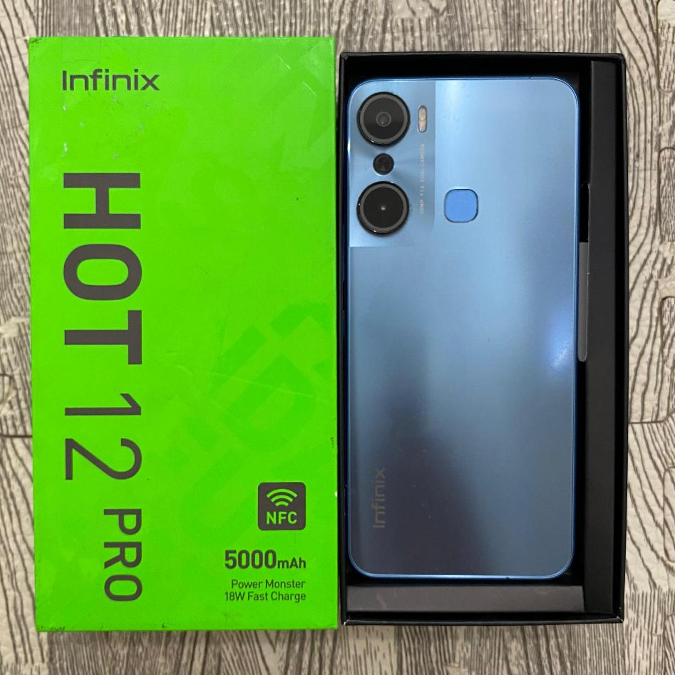 Jual Infinix Hot 12 Pro NFC 8/128gb Second Fullset Bekas Resmi | Shopee ...