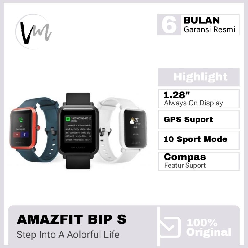 Heart Rate Mi Fit Mod Amazfit Bip Jual Amazfit BIP S GPS Watch