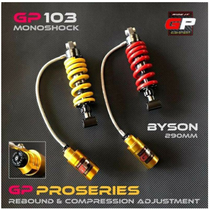 Jual Shock Ride It GP 103 Motor Byson | Shopee Indonesia