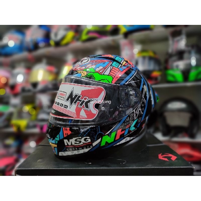 Jual NHK GPR-TECH STREET BO BEN #6 BLACK | Shopee Indonesia