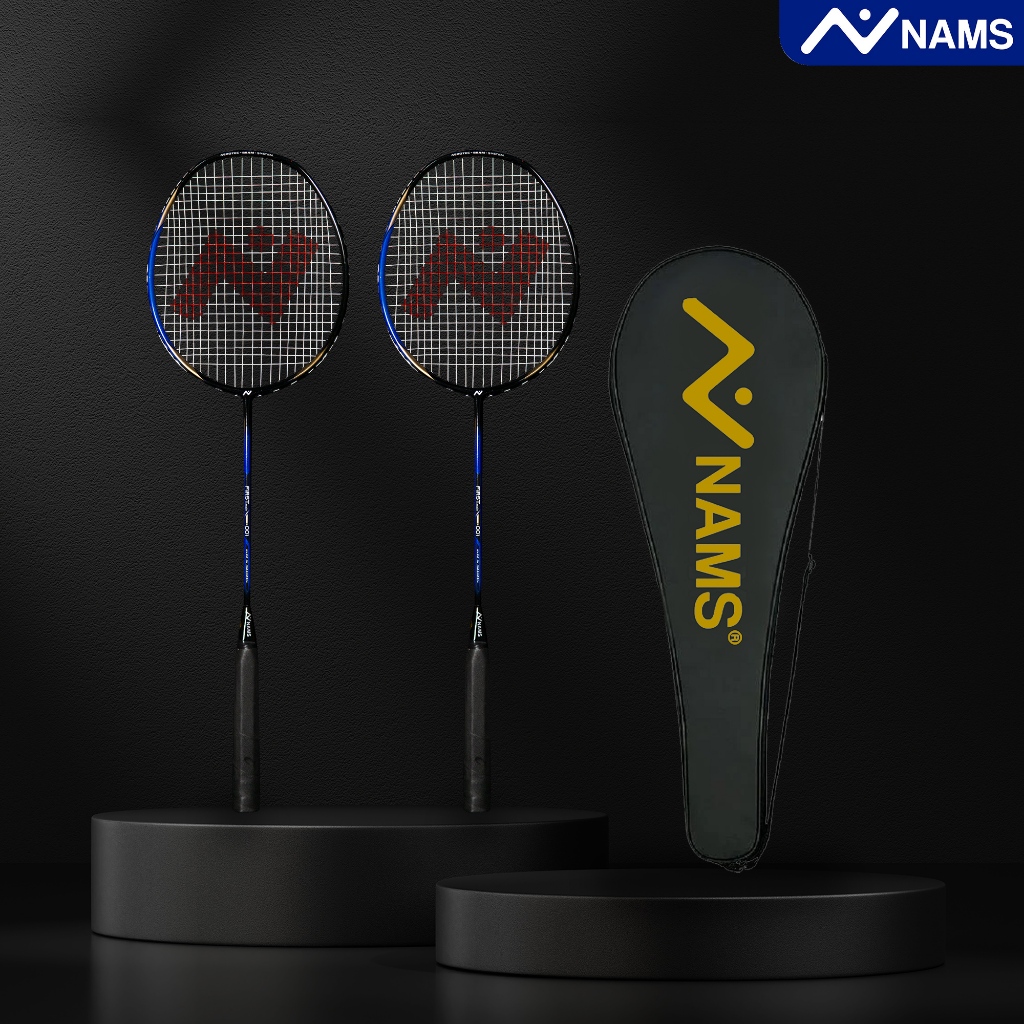 Jual Nams Raket Badminton Dark Blue Tas / Senyawa / Sudah Termasuk ...
