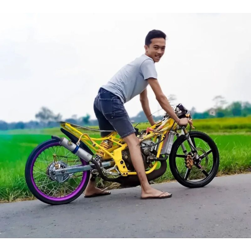 Drag Ninja Rr Kawasaki Ninja 2003 CBU Purwokerto Motor Sunmori Main