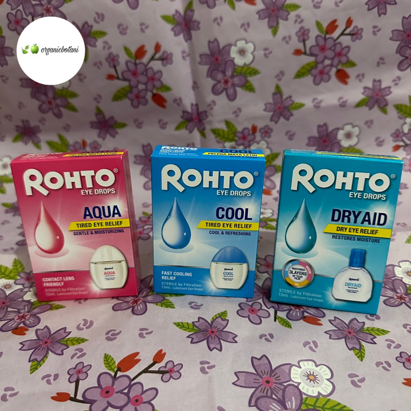 Jual ROHTO Eye Drops 13 ML COOL, AQUA, DRY AID. Mal*ysia. | Shopee ...
