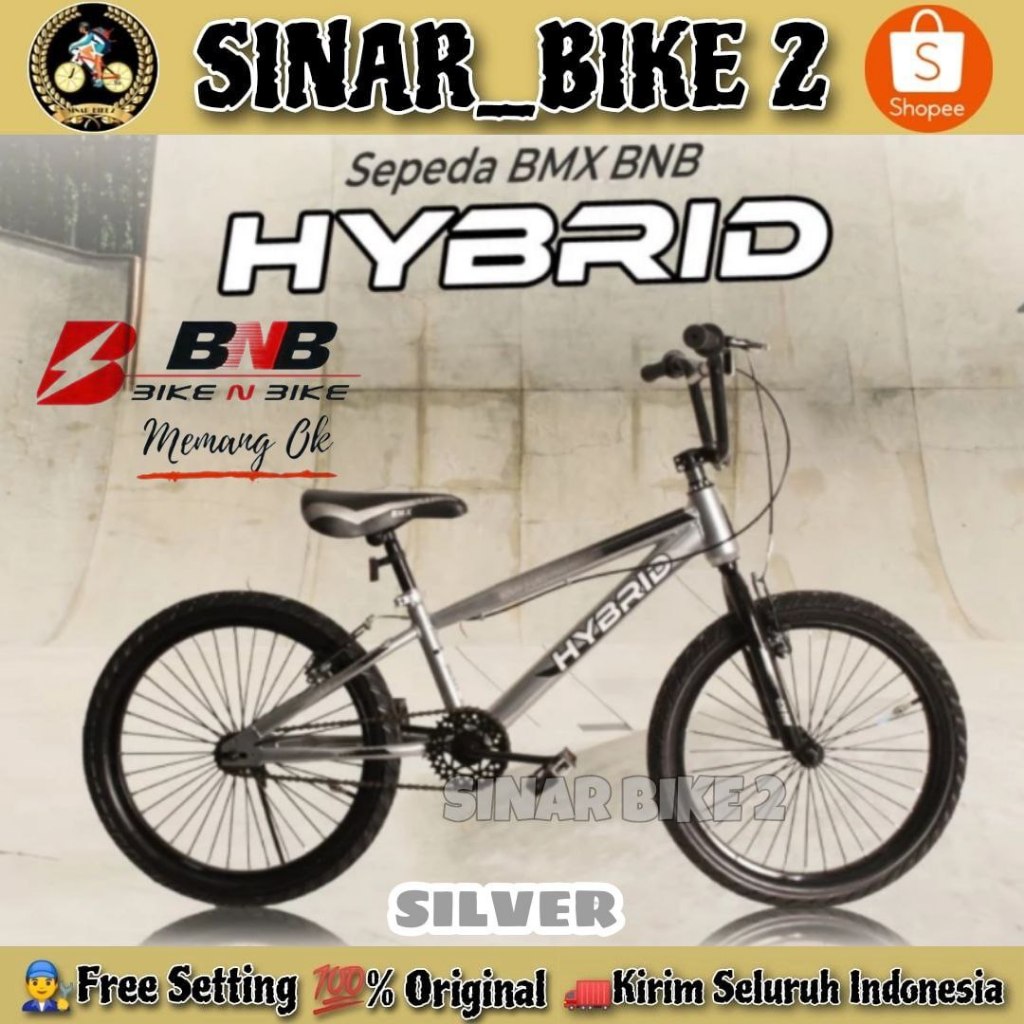 Bmx Hybrid Bike Sepeda Anak Laki BMX BNB HYBRID Ukuran 20 Inch