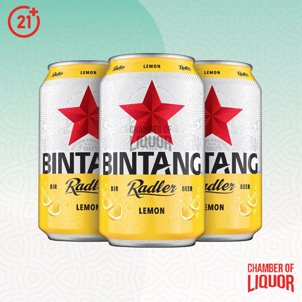 Jual BINTANG Radler Lemon Beer Can Bir Kaleng 320ml Shopee Indonesia