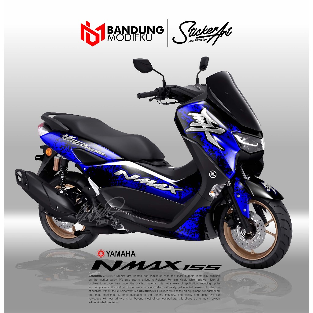 Jual STICKER MOTOR NMAX NEW - MOTIF 008 - DECAL NMAX 2020 2021 2022 NEW ...