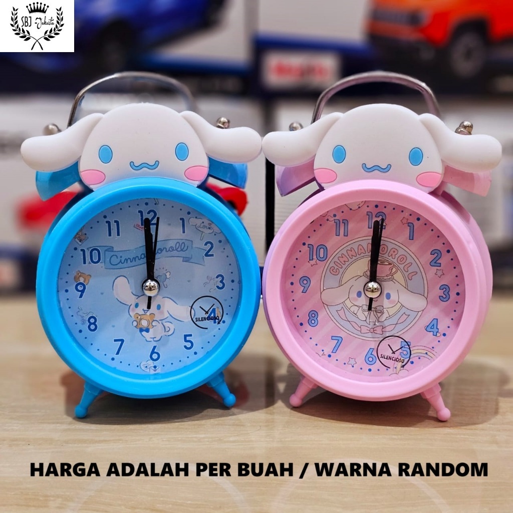 Jual Jam Weker jam meja karakter sanrio kuromi my melody cinnamoroll ...