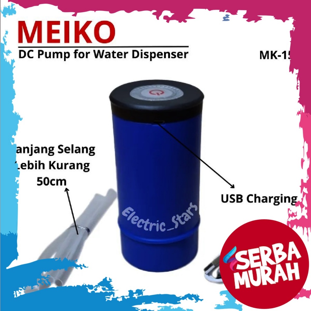 Jual Pompa Galon Elektrik Charge Allison Omicko Jas Meiko Vanstar Water Pump Usb Shopee Indonesia 5491