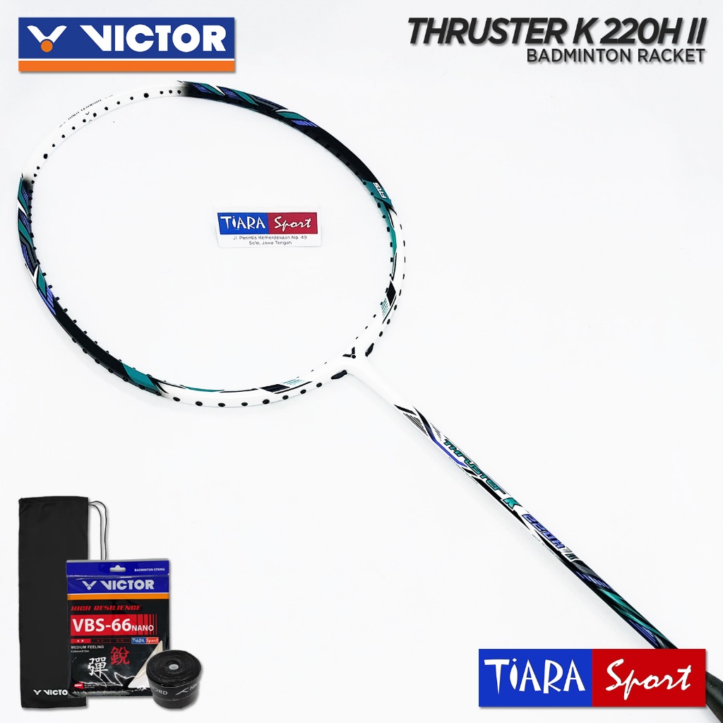 Jual Raket VICTOR Thruster K 220H II A - White - 3U 4U Freecore ...