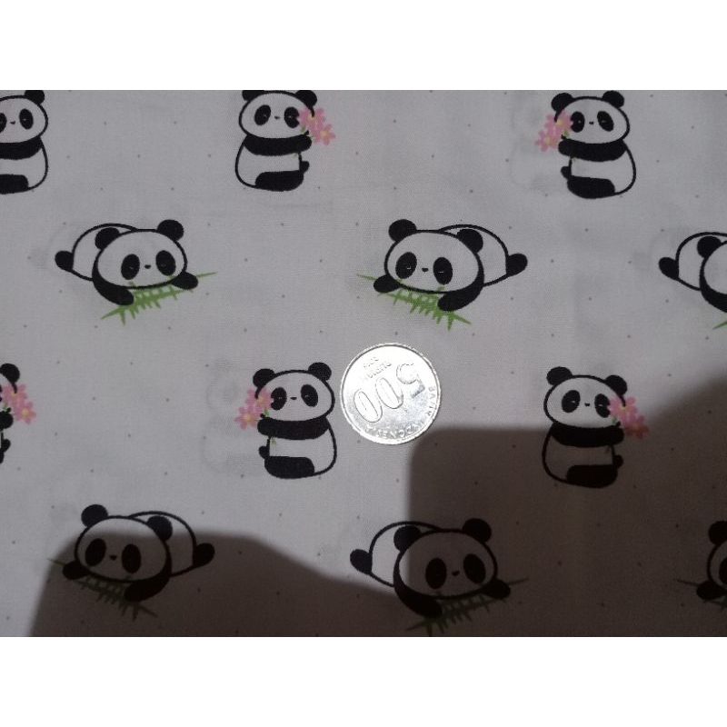 Jual Kain Katun Panda Bear 1.5 meter | Shopee Indonesia