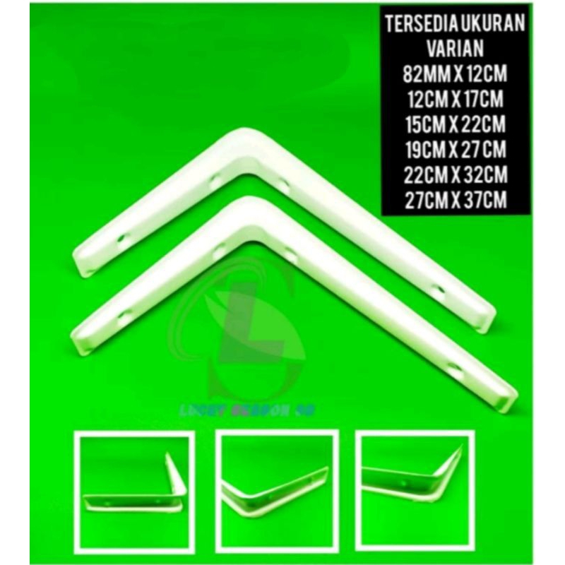Jual SIKU RAK ORINGINAL. BERMACAM VARIAN UKURAN - SIKU RAK TEBEL-SIKU ...