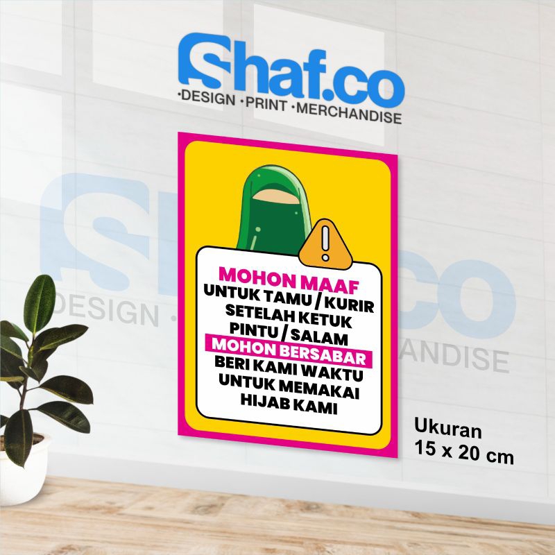 Jual STICKER MAAF UNTUK KURIR | Shopee Indonesia