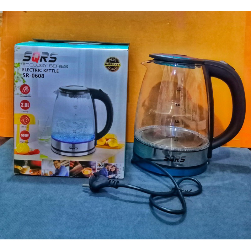 Jual Teko Elektrik Kettle SQRS SR-0604 Dan SR-0608 Pemanas Air Listrik ...