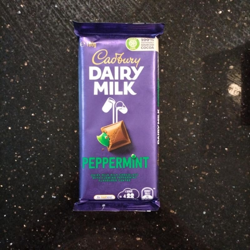 Jual DAIRY MILK CADBURY PEPPERMINT AUSTRALIA 180g | Shopee Indonesia