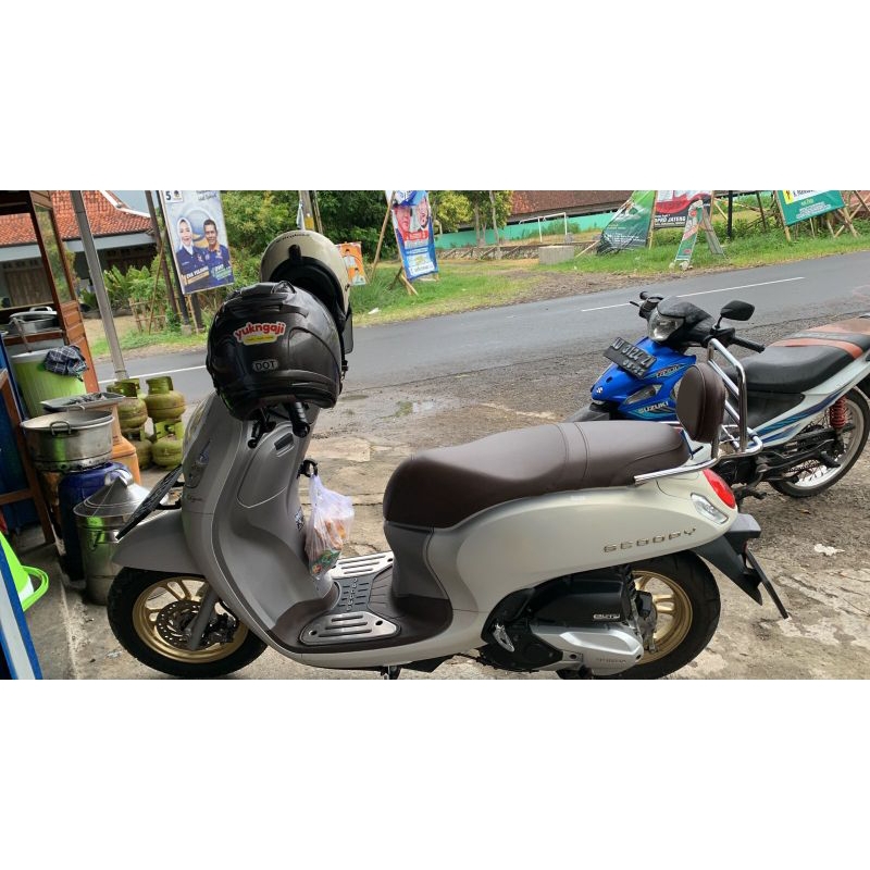 Jual behel sandaran back rack backrack scoopy grosir aksesoris scoopy ...