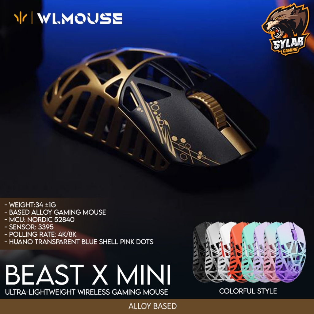 Jual WL Mouse Beast X Mini Ultra-Lightweight Wireless Gaming Mouse ...