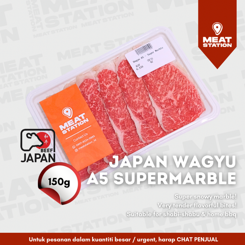 Jual Jpn Wagyu A5 Slice - Super Marble Beef / Beef Slice / Daging Sapi ...