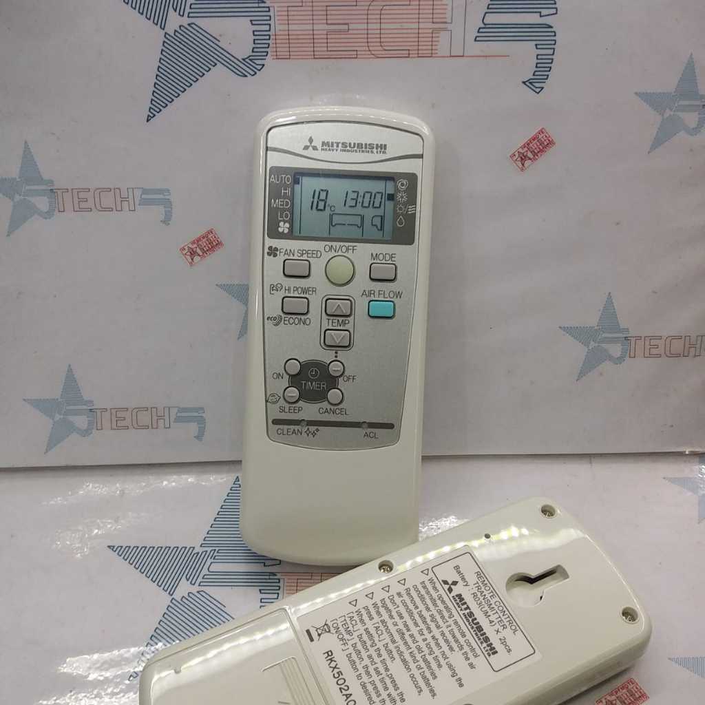 Jual REMOT REMOTE AC MITSUBISHI RKX502A001B ORIGINAL ASLI | Shopee ...