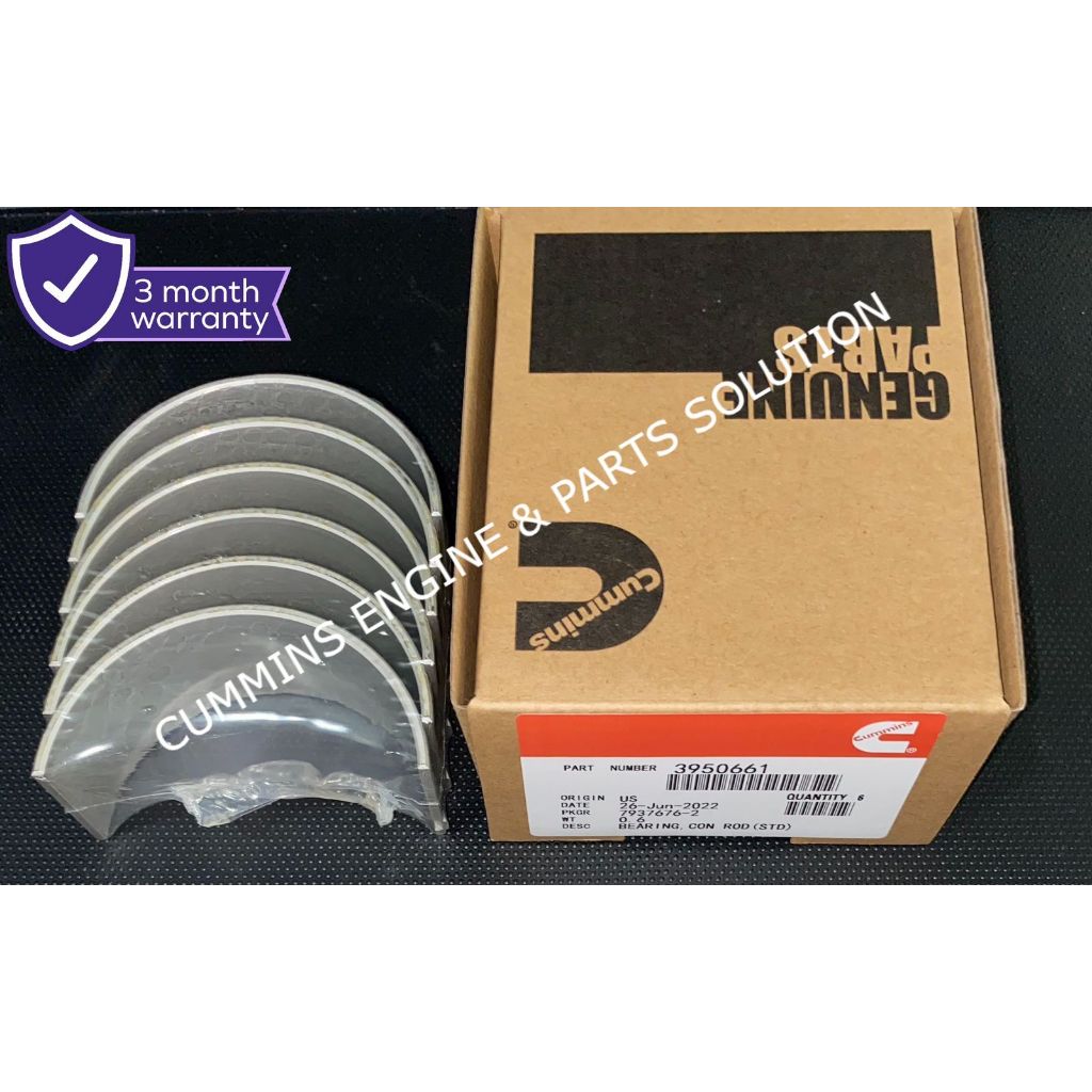Jual Connecting Rod Bearing 3950661 For Cummins 6CT, 6CTA | Shopee ...