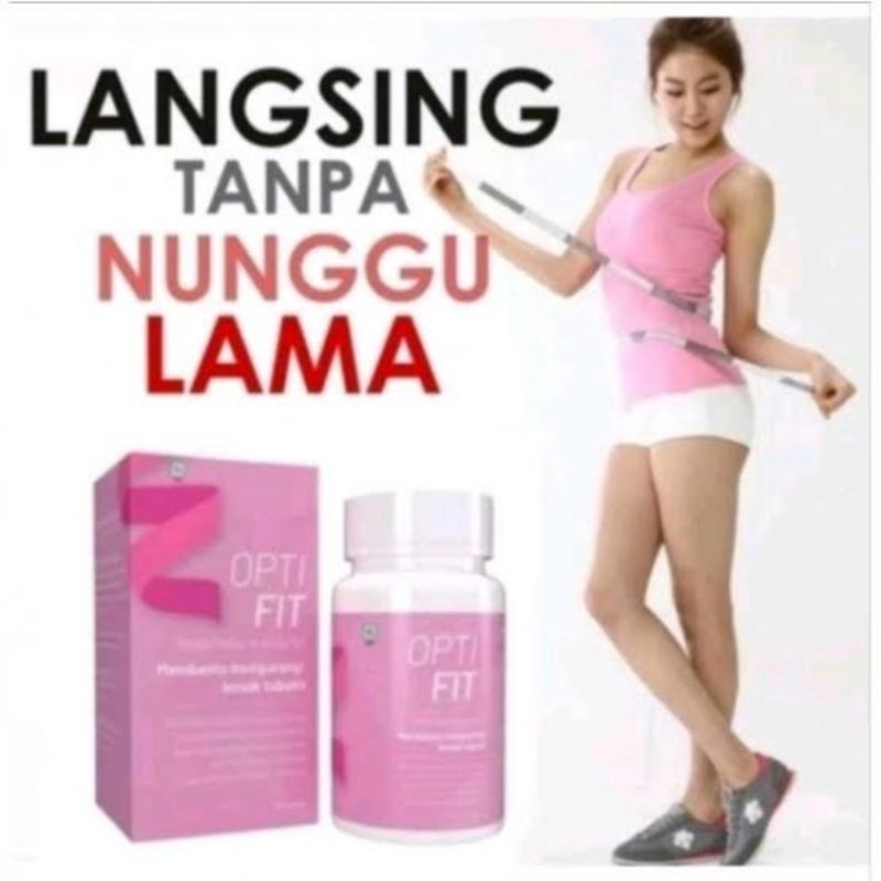 Jual Optifit Opti Fit Original Pelangsing Alami Penurun Berat Badan