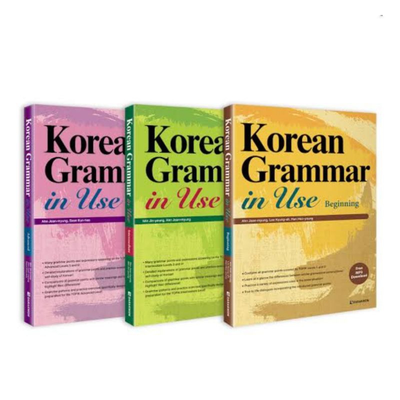 Jual Buku Korean Grammar In Use beginning intermediate advenced korea ...