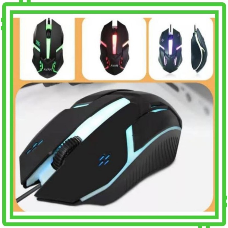 Jual Mouse Gaming RGB Blackriver/Avan Optical Mouse | Shopee Indonesia