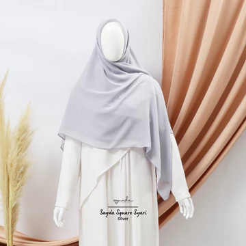 Ayunda By Junda Sayda Square Syari Voal Segi Empat Crochet 145x145 Cm